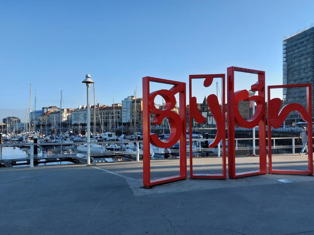 La Galeria De San Lorenzo Gijón Eksteriør bilde